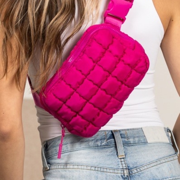 Puffer Tote Quilted Crossbody Bag w/ dust bag! - Picture 3 of 7